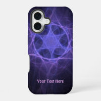 Purple Fractal Star Of David