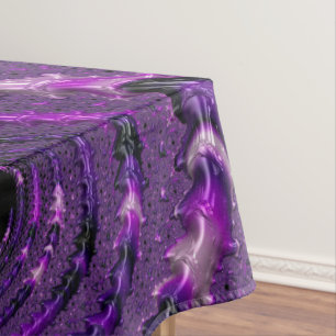 Purple Fractal Tablecloth