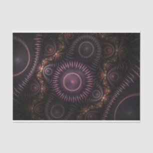 purple fractal tissue paper