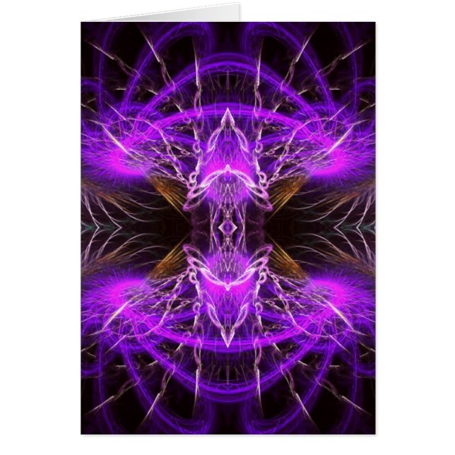 Purple Fractal Widow Card (Front)