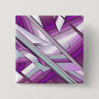 Purple Fracture 15 Cm Square Badge