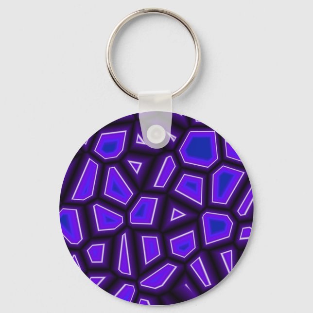 Purple Fragments Key Ring (Front)