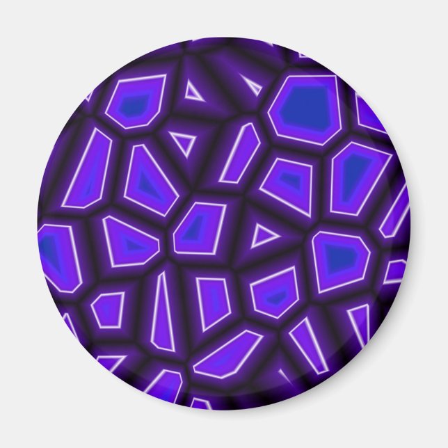 Purple Fragments Magnet (Front)