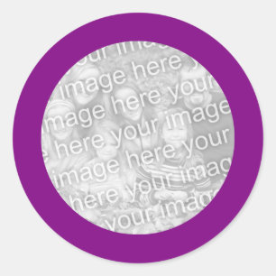 Purple Frame Sticker
