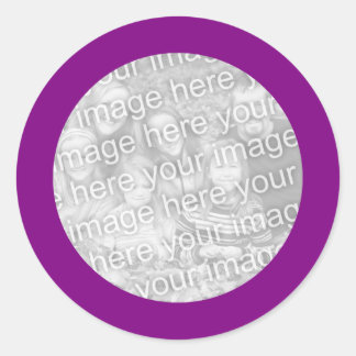 Purple Frame Sticker