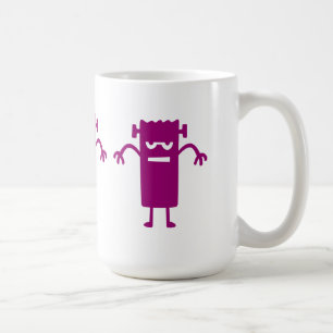 Purple Frankenstein Halloween Clip Art Coffee Mug
