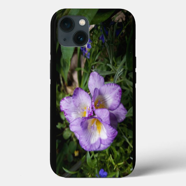Purple Freesia Flowers Case-Mate iPhone Case (Back)