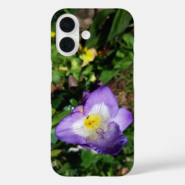 Purple Freesia Flowers Case-Mate iPhone Case (Back)