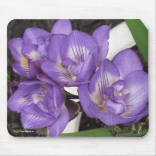 Purple Freesia Mousepad