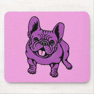 Purple Frenchie Mouse Mat