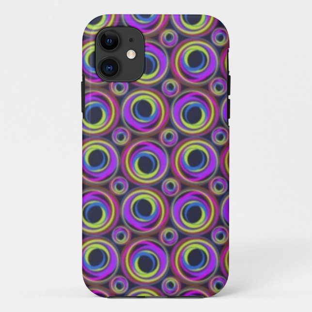 Purple Frenzy Phone Case (Back)
