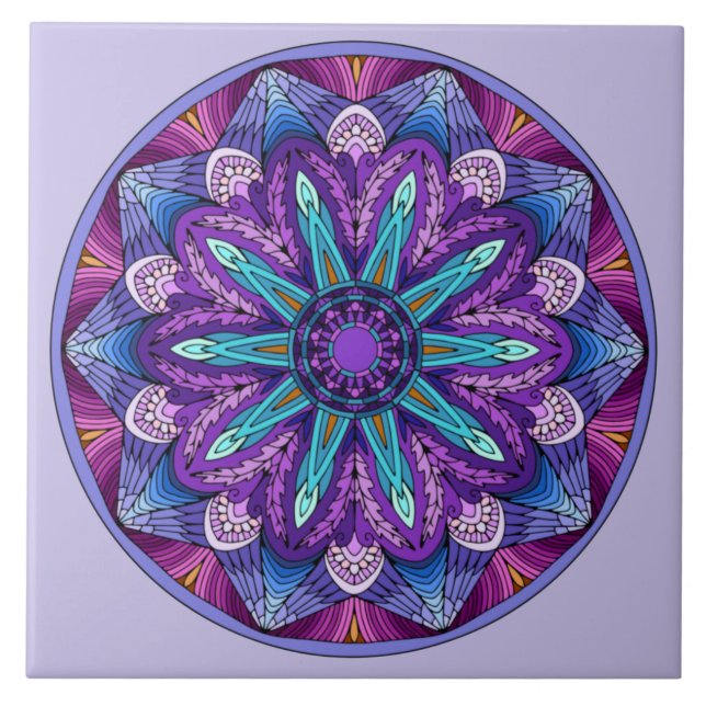 Purple Frequency™ Tile (Front)