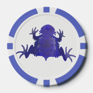 Purple Frog Poker Chips