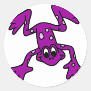 Purple Frog Stickers
