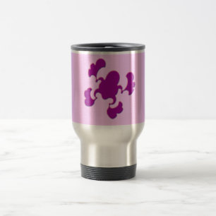 Purple Froggy Design Travel Mug