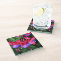 Purple Fuchsia with Pink Sepals Floral