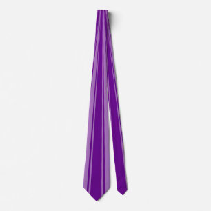 Purple Funky Stripe Pattern Tie