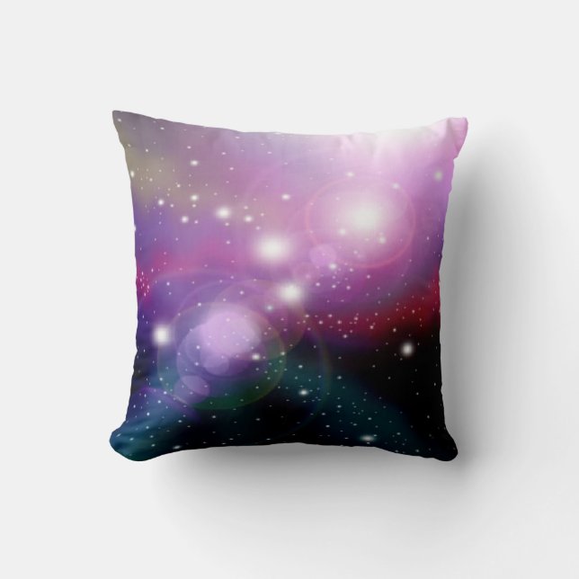 Purple Galaxy 3 Cushion (Front)