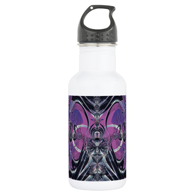Purple Galaxy 532 Ml Water Bottle (Front)