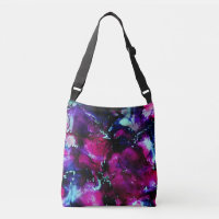 Purple Galaxy Alcohol Ink Abstract