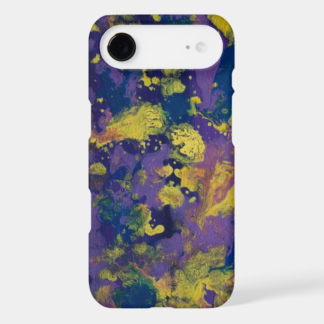 Purple Galaxy Case-Mate iPhone Case (Back)