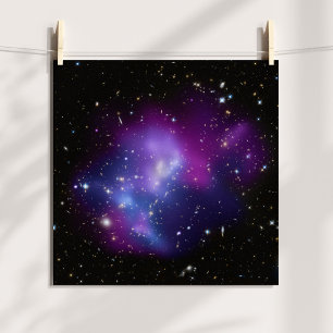 Purple Galaxy Cluster 12 x 12 Poster