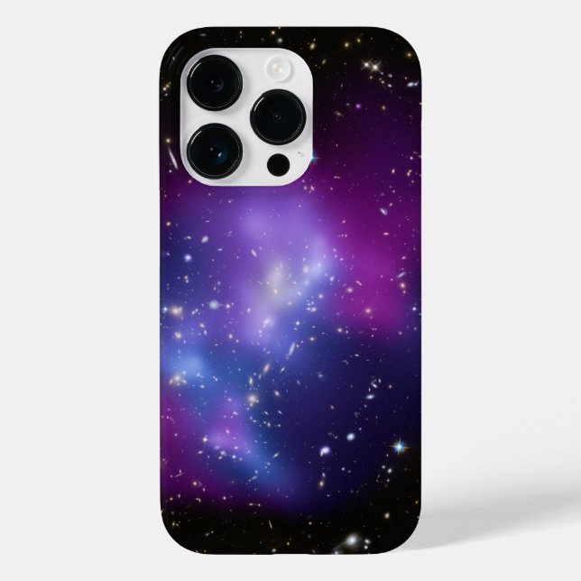 Purple Galaxy Cluster Celestial Photo Case-Mate iPhone Case (Back)