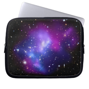 Purple  Galaxy Cluster J0717 Space Laptop Sleeve