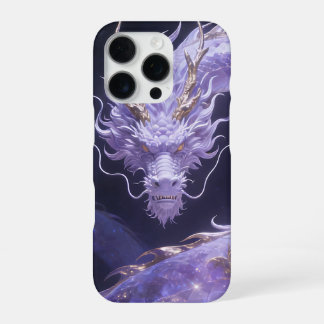 Purple Galaxy Dragon | Mystical Cosmic Dragon Fant iPhone 16 Pro Case