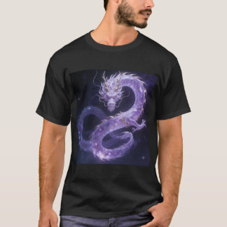 Purple Galaxy Dragon | Mystical Cosmic Dragon Fant T-Shirt