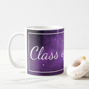 Purple Galaxy Graduation Class of Mug