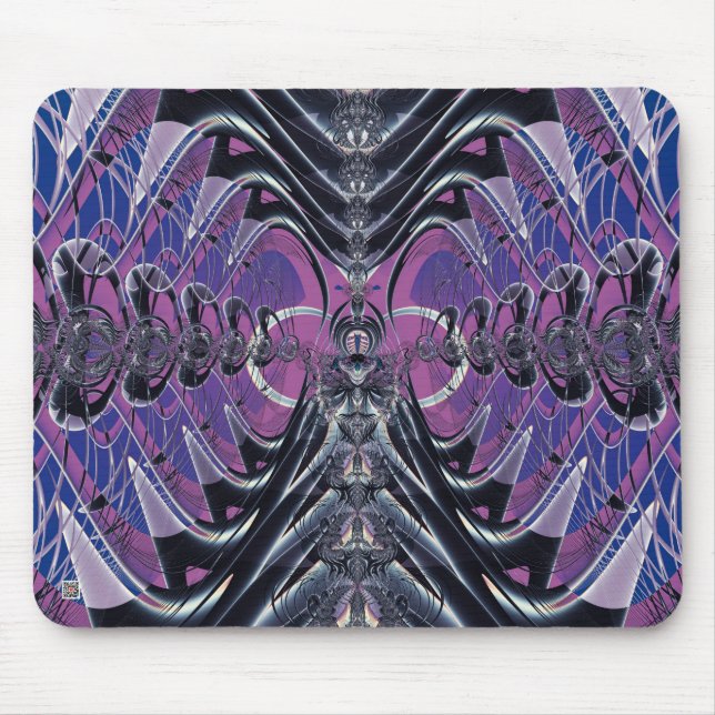 Purple Galaxy Mouse Mat (Front)