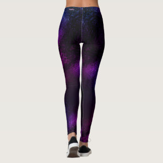 Purple Galaxy Ombre leggings Waveline brand