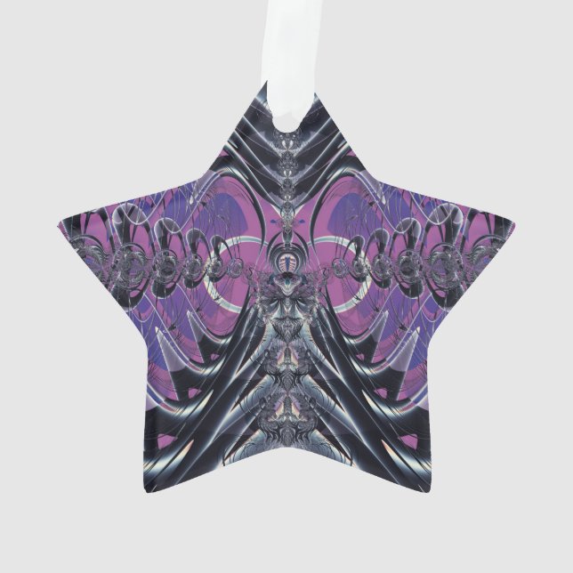 Purple Galaxy Ornament (Back)