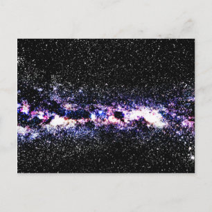 Purple Galaxy Postcard