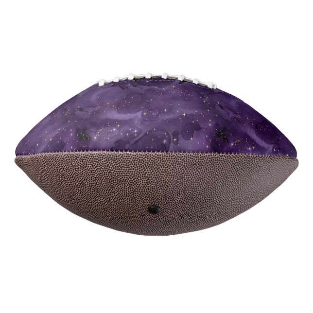 Purple Galaxy Series Design 8  American Football (Rotated 270)
