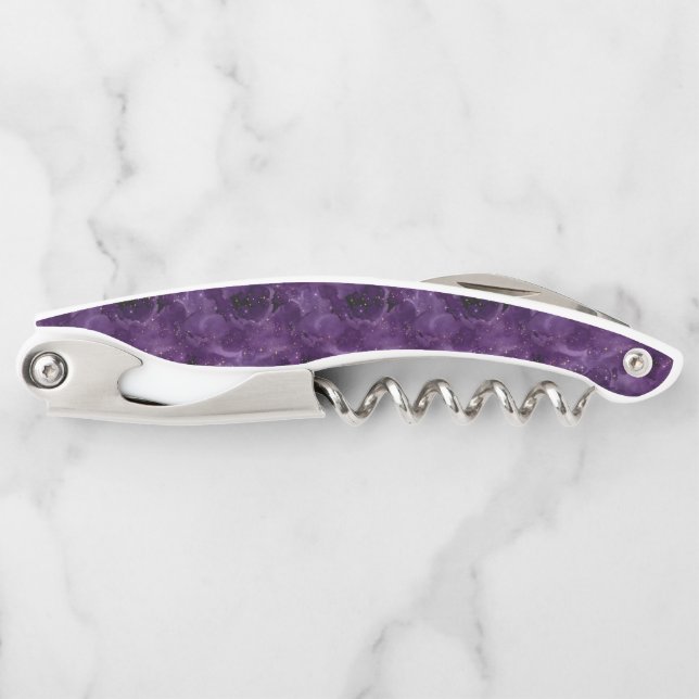 Purple Galaxy Series Design 8  Corkscrew (Front)
