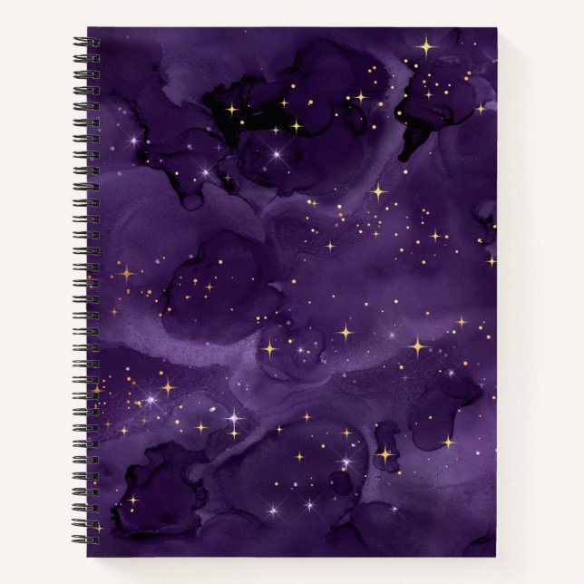 Purple Galaxy Series Design 8 Notebook (Front)