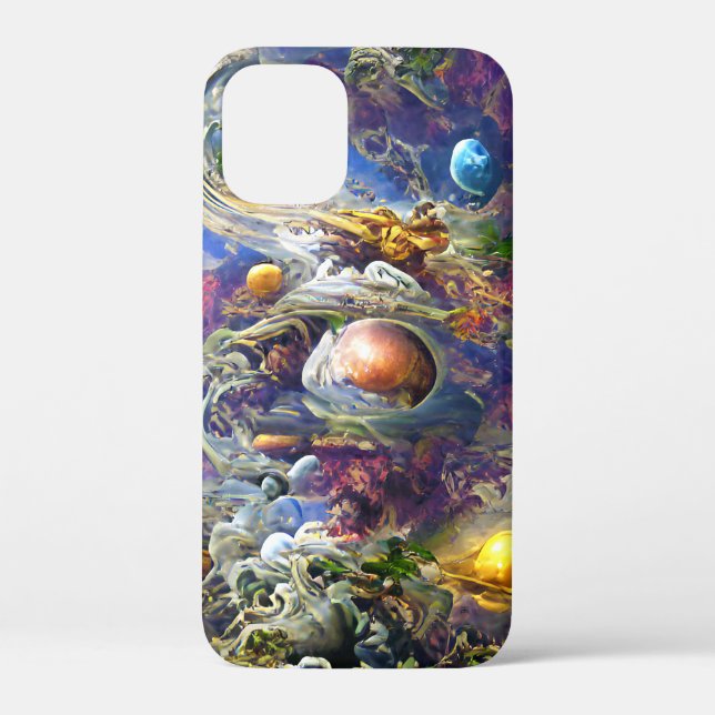 Purple Galaxy Solar System Case-Mate iPhone Case (Back)