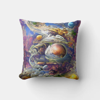 Purple Galaxy Solar System Cushion