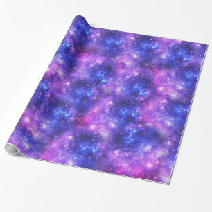 Purple Galaxy Wrapping Paper