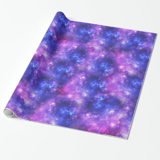 Purple Galaxy Wrapping Paper
