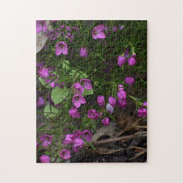 Purple Garden – A Bloom in Focus Jigsaw Puzzle (Vertical)