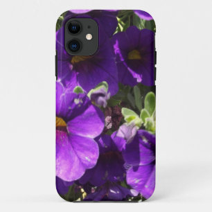 Purple Garden Flowers iPhone 11 Case