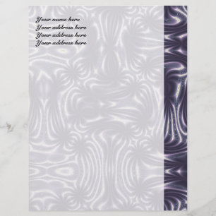 Purple Garden Personalised Letterhead