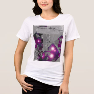 Purple Gem Light T-Shirt Tri-Blend Shirt