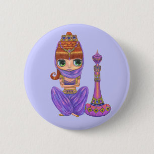 Purple Genie Button