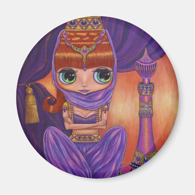 Purple Genie Magnet (Front)