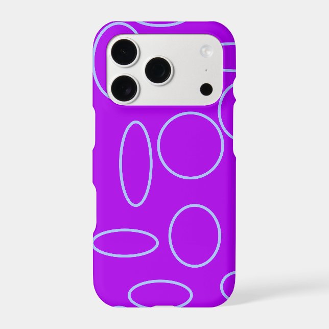 Purple Geometric Circles (Back)