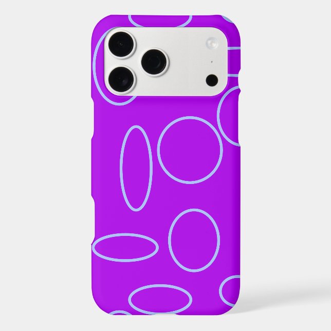 Purple Geometric Circles (Back)